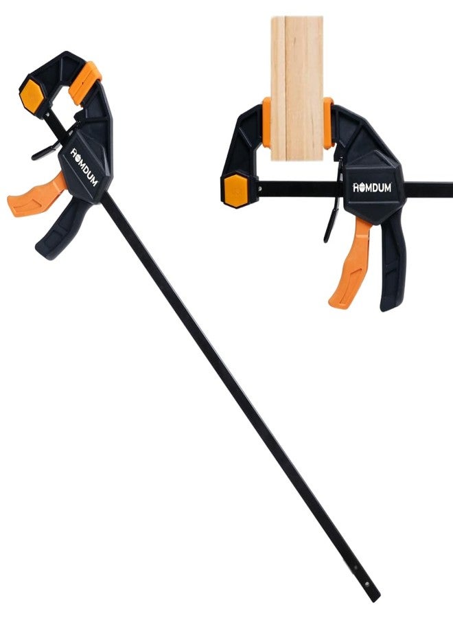 Homdum 18inch Quick Grip clamp Bar clamp for woodworking One-Handed Release F type Ratchet wood working size 460 x 180 mm (18inch) - Image 1